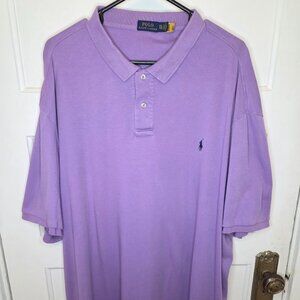 Polo Ralph Lauren Men’s Purple Short Sleeve Polo Size XXL Classic Fit